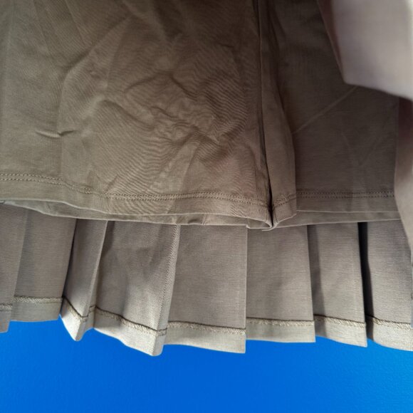 Polo Ralph Lauren Girls Cotton Pleated Uniform Skirt Skort Tan - Girls XL (16) - Picture 4 of 8